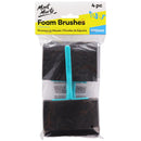Mont Marte Foam Hobby Brush 100MM 4 Piece Poly Bag