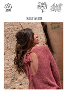 Maira Knitting Pattern - Womens Sweater XS-4XL 4ply & Lace Yarn