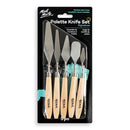 Mont Marte Stainless Palette Knife 5 Piece Set
