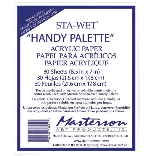 Masterson Palette Paper Refill 8.5x7 Inch