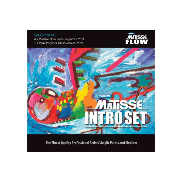 Derivan Matisse 75ml Flow Paint Set Of 5