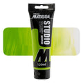 Derivan Matisse Studio Acrylic Paints 120ml#Colour_AUSTRALIAN YELLOW GREEN
