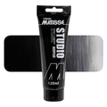 Derivan Matisse Studio Acrylic Paints 120ml#Colour_MARS BLACK