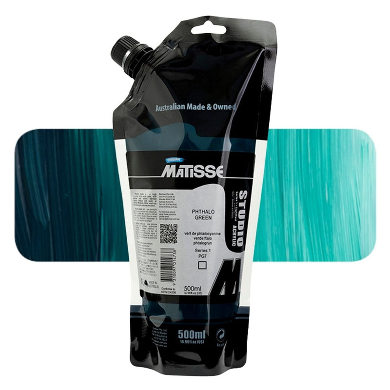Derivan Matisse Studio Acrylic Paints 500ml