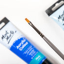 Mont Marte Artist Taklon Long Flat Acrylic Brushes