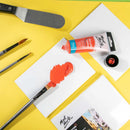 Mont Marte Artist Taklon Long Flat Acrylic Brushes