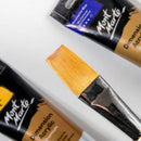 Mont Marte Artist Taklon Long Flat Acrylic Brushes
