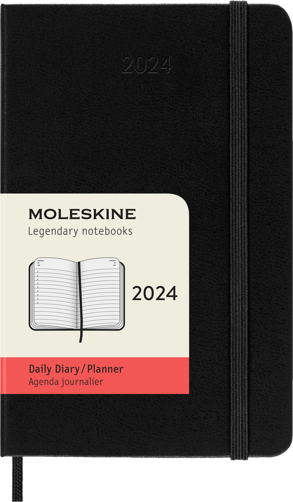 Moleskine Diary 12 Month Daily HC Pocket#Colour_BLACK