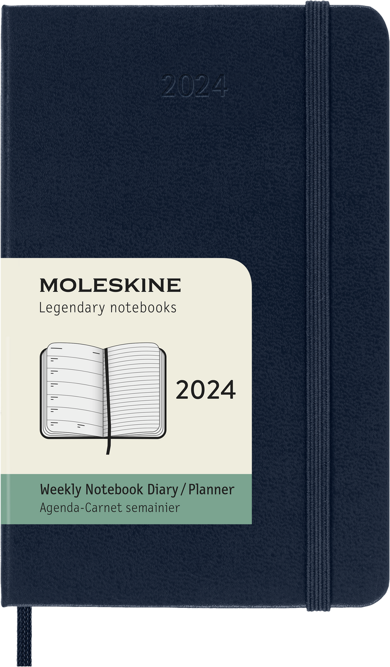 Moleskine Diary 12 Month Weekly + Notes HC Pocket