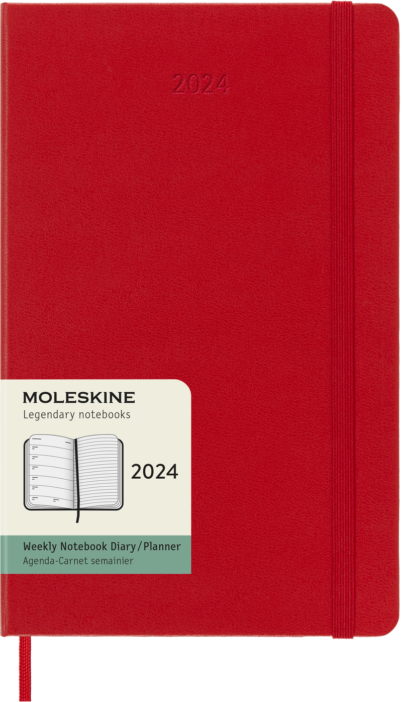 Moleskine Diary 12 Month Weekly + Notes HC Large