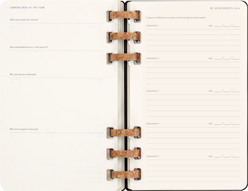 Moleskine 12 Month Spiral Planner HC Large Black