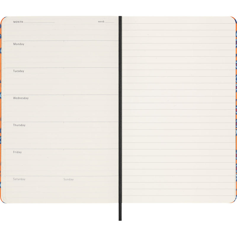 Moleskine LE Professional Silk Orange Large Hard Cover Undated Planner with Gift Box