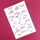 Dina Wakley Media 6" X 9" Stencil Ladders