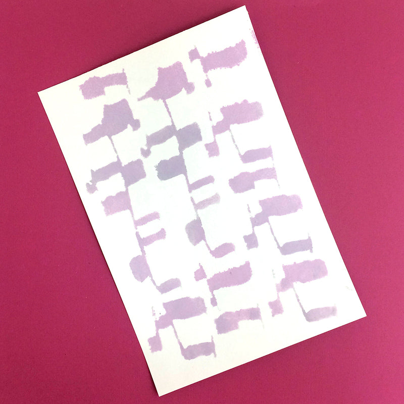 Dina Wakley Media 6" X 9" Stencil Ladders