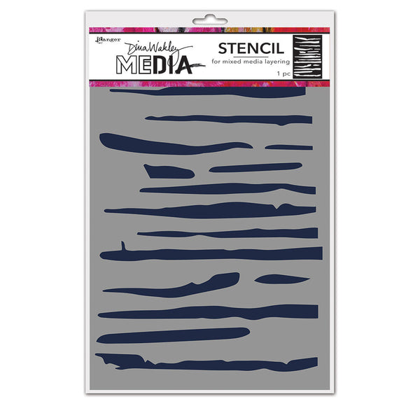 Dina Wakley Media 6" X 9" Stencil Lines