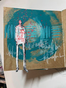 Dina Wakley Media 6" X 9" Stencil Cross Hatch