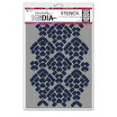 Dina Wakley Media 6" X 9" Stencil Mosaic Cobblestone