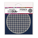 Dina Wakley Media 5.5" x 5.5" Media Coaster Stencil 4
