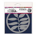 Dina Wakley Media 6" X 6" A Frond Stencil Coaster