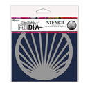 Dina Wakley Media 5.5" x 5.5" Burst Coaster Stencil
