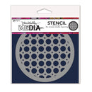 Dina Wakley Media 5.5" x 5.5" Rattan Coaster Stencil