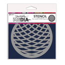Dina Wakley Media 5.5" x 5.5" Squished Coaster Stencil