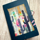 Dina Wakley Media 6" X 9" Stencil & Mask Cactus