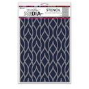 Dina Wakley Media 6" X 9" Stencil Pointy Fence