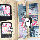 Dina Wakley Media 6" X 9" Stencil School Style Alpha