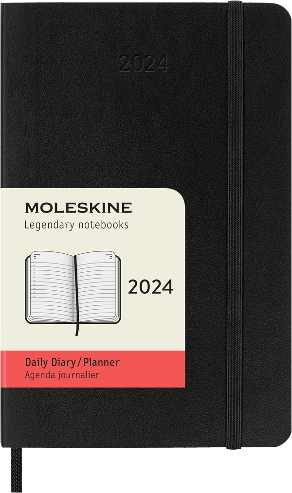 Moleskine Diary 12 Month Daily SC Pocket#Colour_BLACK