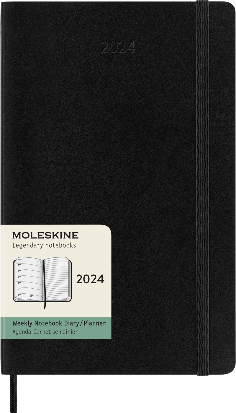 Moleskine Diary 12 Month Weekly + Notes SC Large
