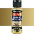 Decoart Sosoft Fabric Paints 59ml#Colour_METALLIC GLORIOUS GOLD