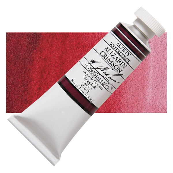 M Graham 15ml Artists' Watercolour Paints#Colour_ALIZARIN CRIMSON