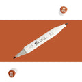 Mont Marte Alcohol Ink Dual Tip Art Markers#Colour_BURNT SIENNA