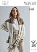 Miranda Knitting Pattern - Womens Shawl OS 8ply Yarn