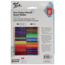 Mont Marte Duo Colour Pencil Easel Wallet 25 Piece Set