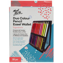 Mont Marte Duo Colour Pencil Easel Wallet 25 Piece Set
