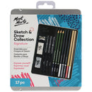 Mont Marte Sketch & Draw Collection 17 Piece Set