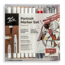Mont Marte Portrait Alcohol Marker 12 Piece Set