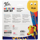 Mont Marte Kids Modelling Clay Set with Moulds 21 Piece Kit