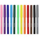 Mont Marte Kids Felt Tip Markers 12 Piece Set Basics
