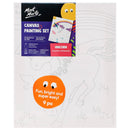 Mont Marte Kids 25 X 30CM Canvas Painting Set Unicorn