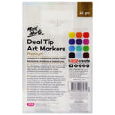 Mont Marte Dual Tip Alcohol Art Markers Set of 12