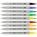 Mont Marte Dual Tip Tri Grip Brush/Fineliners 48 Piece Set 