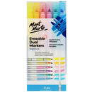 Mont Marte Erasable Dual End Markers 6 Piece Set