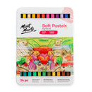 Mont Marte Soft Pastels 24 Piece Set in Tin Box
