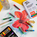 Mont Marte Watersoluble Oil Pastels 24 Piece in Tin Box