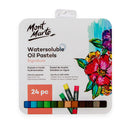 Mont Marte Watersoluble Oil Pastels 24 Piece in Tin Box