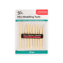 Mont Marte Mini Modelling Tools Boxwood 10 Piece Set