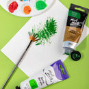 Mont Marte Artist Taklon Fan Acrylic Brushes